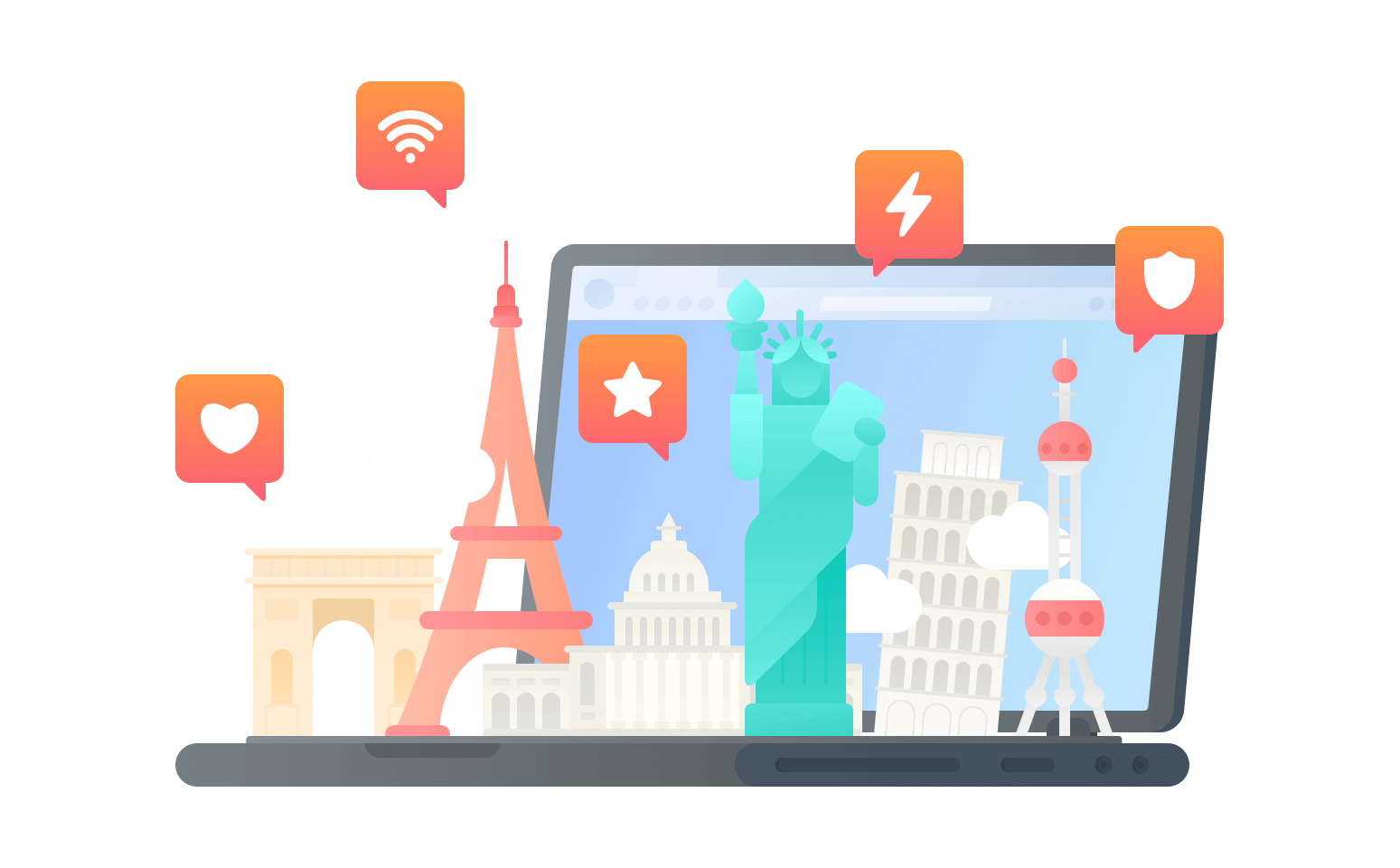 在留尼汪连接到中国的加速器 - 大陆VPN